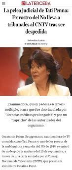 Catalina parot renunció esta jornada a la secretaría ejecutiva de la convención constitucional, tras 33 días en el cargo, el cual asumió el pasado 7 de julio. Milo On Twitter Ahora Q Me Entere Q Fallecio Tati Penna Se Me Vino A La Mente Q Fue Despedida Del Cntv Presidido Por Catalina Parot Actual Candidata A Gobernadora Por Estar