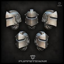 It was extensively used in italy, france, england, the low countries, spain and hungary the typical armet consisted of four pieces: Knight Helmets Models And Bits