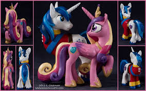My Little Pony Wedding Of Princess Cadance And Shining Armor Game Mlp Princess Cadance And Shining Armor By Emilysculpts On Deviantart Wedding Cake Topper Figures Little Pony My Little Pony