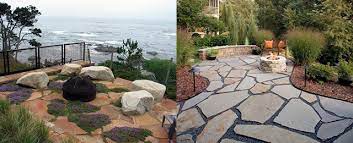 Known for its timeless elegance and if you're looking for diy flagstone patio ideas with fire pit, then you've come to the right place. Top 60 Best Flagstone Patio Ideas Hardscape Designs