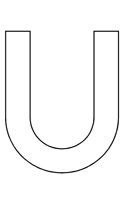 Lettre Evidee U Lettre Alphabet A Imprimer Alphabet A Imprimer Lettre A