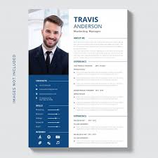 Explore a beautifully curated selection of blue background images that you can add to blogs, websites, or as desktop and phone wallpapers. Download White Cv Template With Blue And Grey Details For Free Cv Template Creative Cv Resume Design Template
