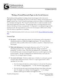 Many college departments maintain libraries of previous student work, including large research papers, which current students can examine. Writing A Formal Research Paper With Apa Survey Methodology Academic Publishing