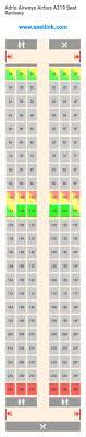 Adria Airways Airbus A319 319 Seat Map Boeing Boeing 737 Seating Charts