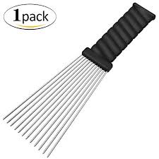 I'm not sure the meaning behind the fist on that hair pick, but i've had one like this for years and live in france. Amazon Com Afro Pick Lift Black Fist Metal Hair Comb Detangle Wig Braid Hair Styling Comb For African By Osmofuze No Fist Xtra Long Beauty