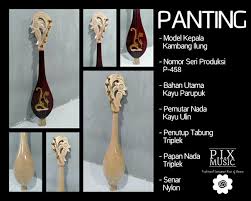 Suling, sebagai alat musik melodis yang menghiasi permainan panting, dimainkan dengan cara ditiup. Jual Panting Banjar Atau Gambus Melayu Di Lapak Pancar Sembilan Bukalapak