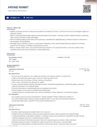 Stand out from the crowd now and . Laboratory Technician Resume Sample Ready To Use Example Shriresume