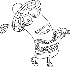 Ausmalbilder Minions Kevin Minions Coloring Pages Minion Coloring Pages Minion Drawing