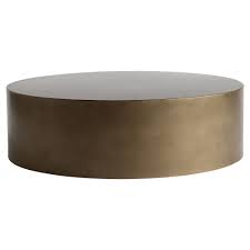 Table Metal Dia 85 X H 25 Cm Honey Gold In 2020 Drum Coffee Table Coffee Table Design Round Coffee Table