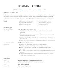 Browse and download our professional resume examples to help you properly present your skills, education, and experience for free. Data Entry Clerk Resume Examples Free To Try Today Myperfectresume