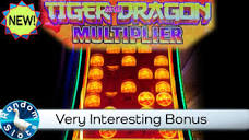 Tiger and Dragon Multiplier Slot Machine Bonus - YouTube
