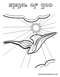 Learners fill out the pages, cut them apart. Holy Spirit Coloring Pages Coloring Home