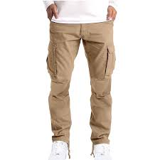 Mefallenssiah Mens Pants Clearance Sale Men Solid Patchwork Casual Multiple  Pockets Outdoor Straight Type Fitness Pants Cargo Pants Trousers Reduced  Price - Walmart.ca