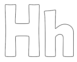 Letter H Coloring Pages Free Printable Letters Printable Letters Printable Alphabet Letters