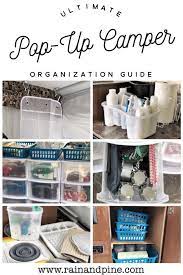 Taller people might find the sizing of the. Organizing A Pop Up Camper Pop Up Camping Rain And Pine
