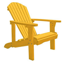 Yellow Deluxe Adirondack Chair Menards Loving The Yellow Around Fire Patio Chairs Yellow Adirondack Chairs Adirondack Chair