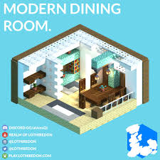 Maybe you would like to learn more about one of these? Lothiredon Ø¹Ù„Ù‰ ØªÙˆÙŠØªØ± Yes We Re Back At It With Some Mini Interiors Here S A Modern Dining Room Do You Have Any Requests For What You Want To See Next Let Us Know Minecraft