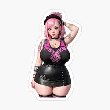 BBW Punk Girl Art Board Print for Sale by Pannyyy | Redbubble