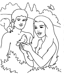 ⍟ animals ⍟ atonement ⍟ baptism. Adam And Eve Adam And Eve Playing With Bird In The Garden Of Eden Coloring Page Adam And Eve Playin Creation Coloring Pages Coloring Pages Lds Coloring Pages