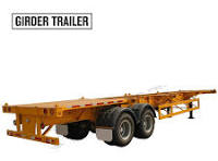 2 axles 40ft skeleton semi trailer,40 foot gooseneck ...