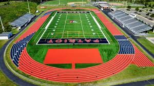 NEW TURF and TRACK at Patriot High School. Thank you to the PWCS facilities  department, Mr. Qualls, Mr. Treakle, and Shane Young from PWCS facilities  department for your help in getting this