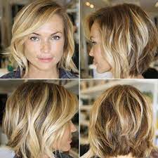 Chic Layered Bob Haircut With Side Swept Bangs Womanous Hair Styles Short Hair Styles Messy Bob Hairstyles