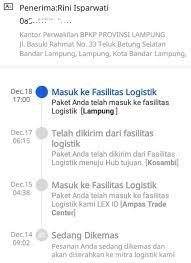 Paket anda telah dikirim dari fasilitas logistik hong kong. Pesanan Lazada Belum Datang Pengiriman Lambat Ini Yang Saya Lakuk