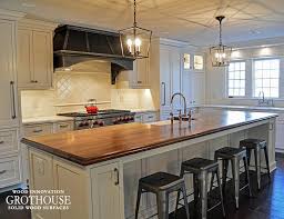 Distressed Walnut Kitchen Island Counter In Twinsburg Oh