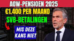 Uw AOW-pensioen 2025: ontvang maandelijks € 1.400 van de ... - YouTube