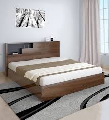 Checkfirst to hear about sales. Buy Borden Queen Size Bed In Brown Colour By Home Online Modern Queen Size Beds Beds Furniture Pepperfry Product