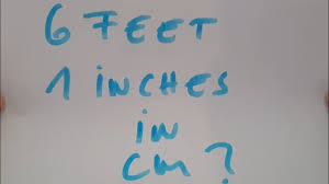 Jadi jawaban atas pertanyaan 1 cm adalah berapa mm 10 mm (milimeter). 6 Feet And 1 Inches In Cm Youtube