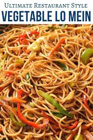 Beast And Easy Vegetable Lo Mein Recipe Vegetable Lo Mein Lo Mein Recipes Chinese Food Menu