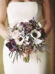 National holidays, religious holidays, major sporting events, and personal conflicts. Gorgeous Natural Bouquet With Anemones Ranunculus And Succulents Wedding Bouquets Plum Wedding Bridal Bouquet