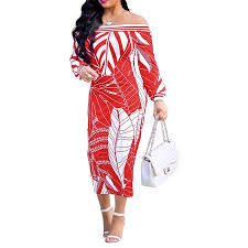 Womens Fashion Design Traditional African Clothing Print Dashiki Nice Neck African Dresses