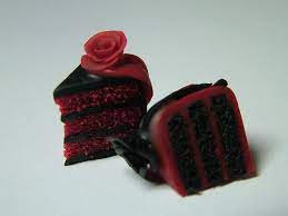 Red velvet cake is a classic. Pin By Cab Foods On Tying The Knot Gothic Wedding Cake Wedding Cake Charms Wedding Cakes