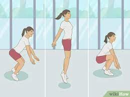 Bend your knees pressing your hips back as if you were going to sit. How To Do Jump Squats 14 Steps With Pictures Wikihow Fitness