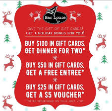 Free $250 grocery money gift card! Free Dinner For Two With A Purchase Of An 100 Gift Card Walden Galleria