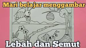 Cari terbaik gambar kartun semut produsen dan gambar kartun semut via indonesian.alibaba.com. Cara Menggambar Lebah Dan Semut Untuk Anak Youtube
