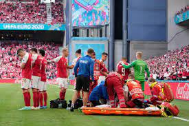 Fans and players watched on in horror as denmark's star christian eriksen collapsed in their euro 2020 game against finland. V38ek693elsdem