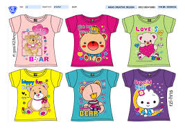Bagaimana saya membuat gambar desain baju (sketsa baju) ?? Desain Kaos Anak Anak Lucu Hans Clothing Design