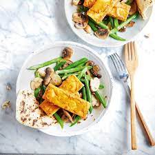 Tikka Tofu With Mushrooms Green Beans Healthy Recipe Ww Uk Recipe Green Beans Healthy Recipes Recipes