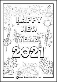 A few boxes of crayons and a variety of coloring and activity pages can help keep kids from getting restless while thanksgiving dinner is cooking. Happy New Year Colouring Pages Www Free For Kids Com Coloring Library