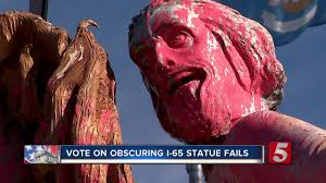 Maybe you would like to learn more about one of these? Effort To Hide I 65 Nathan Bedford Forrest Statue With Trees Fails In House Youtube