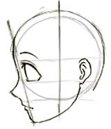 It is easier to draw anime fingers when each section is broken up as if a bean. How To Draw Anime Manga Faces Heads In Profile Side View How To Draw Step By Step Drawing Tutorials