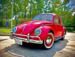 Image result for Poppy Red 1953 Beetle