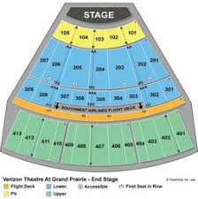 Verizon Theater Grand Prairie Texas Seating Chart Www