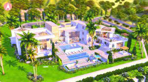 Modern Celebrity Mansion The Sims 4 Stop Motion Youtube Celebrity Mansions Mansions Sims