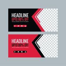 Black And Red Banner Design Sale Card Black Friday Discount Brochure Facebook Banner Design Facebook Banner Banner Banner Design