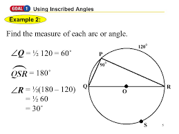 Circles and triangles this diagram shows a circle with one equilateral triangle inside and one equilateral triangle outside. 1 Lesson 6 3 Inscribed Angles And Their Intercepted Arcs Goal 1 Using Inscribed Angles Goal 2 Using Properties Of Inscribed Angles Ppt Download