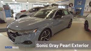 Every used car for sale comes with a free carfax report. 2021 Honda Accord Sport Sedan Sonic Gray Pearl Smail Honda Greensburg Pa Youtube